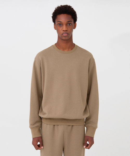Soft Sweat Shirt, Light Brown