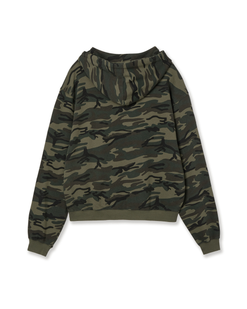 WEB LOGO LOOSED HOODIE [CAMO]