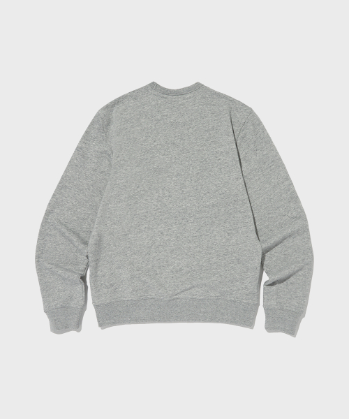 빅 스크립트 로고 크루넥 스웨트셔츠 Normal Grey