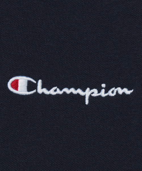 스몰 스크립트 로고 크루넥 스웨트셔츠 Normal Navy