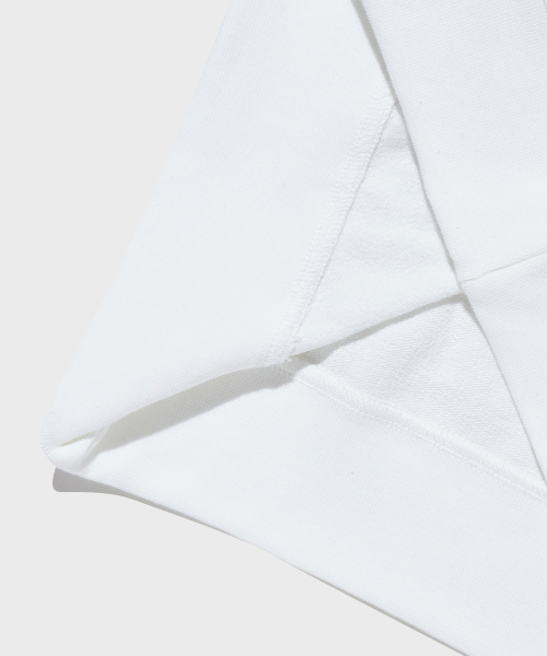 스몰 스크립트 로고 크루넥 스웨트셔츠 White