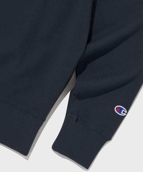 뉴저지 CVC 크루넥 스웨트셔츠 Normal Navy