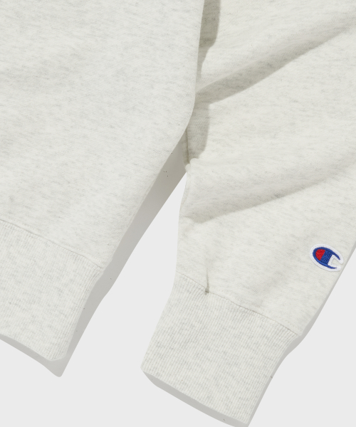 뉴저지 CVC 크루넥 스웨트셔츠 Cream