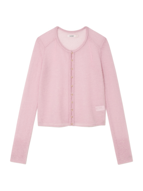 HOUSE BUTTON CARDIGAN (PINK)
