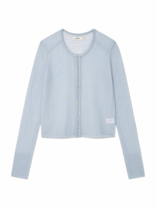 HOUSE BUTTON CARDIGAN (PINK)