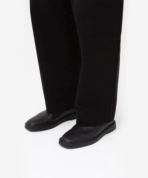 Leather Chelsea Boots, Black