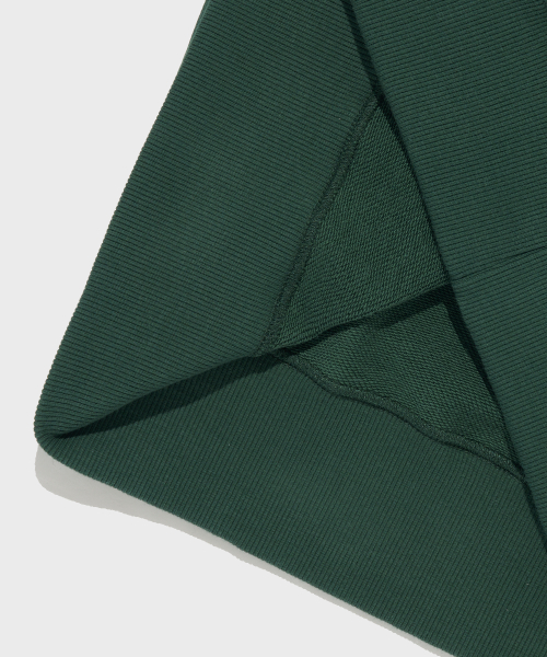 C로고 크루넥 스웨트셔츠 Dark Green