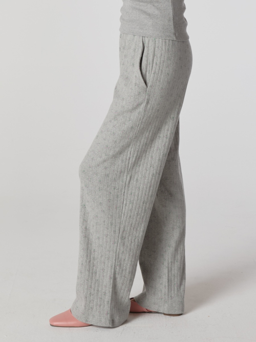PROVINCE EYELET PANTS (FOG BOUQUET)