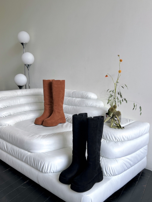 Chester platform long boots