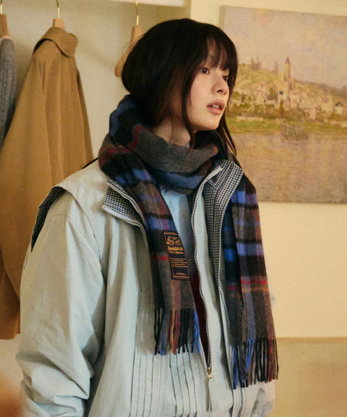 CLASSIC WOOL SCARF CHECK - 7 colors