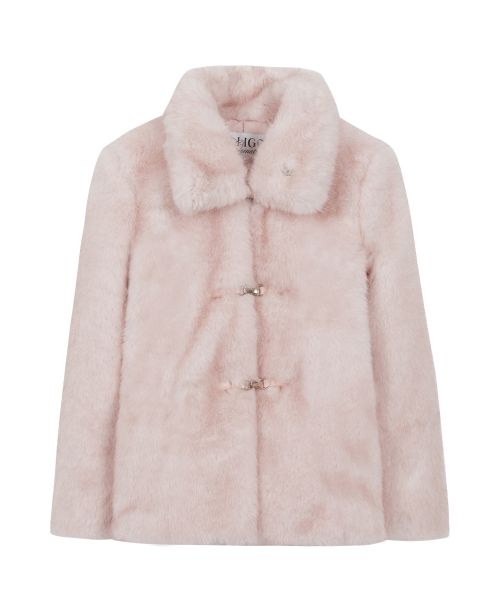 Shearing Fur Jacket Pink