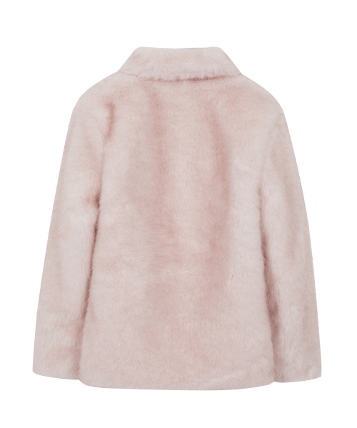 Shearing Fur Jacket Pink