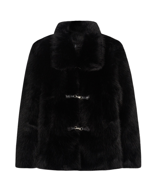Shearing Fur Jacket Black