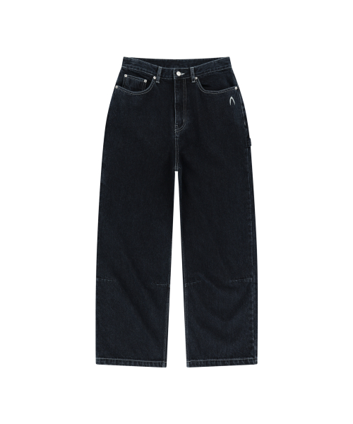 Needlework Carpenter Denim Pants (Blue)