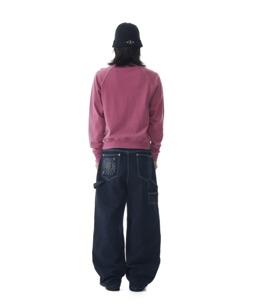 Needlework Carpenter Denim Pants (Blue)