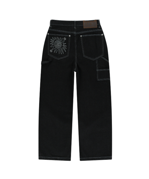 Needlework Carpenter Denim Pants (Black)