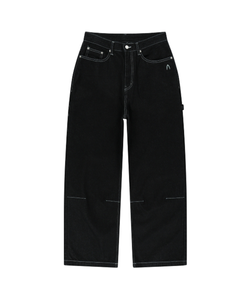 Needlework Carpenter Denim Pants (Black)