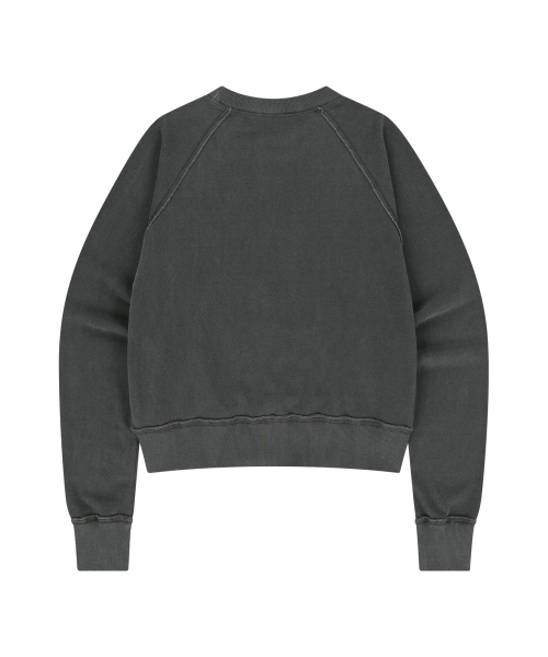 Cross Studded Sweatshirts (Dark Gray)