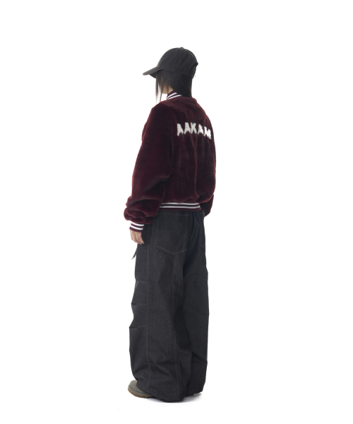 Furry 98 Varsity Jacket (Wine)