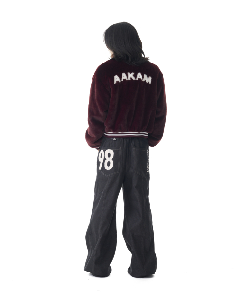 Furry 98 Varsity Jacket (Wine)