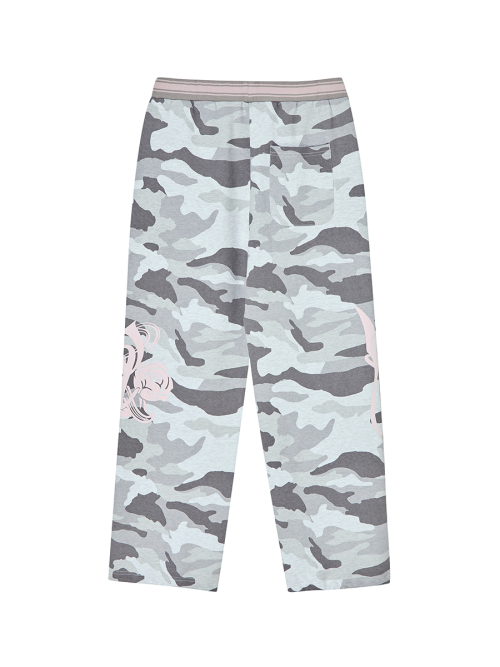 EMBLEM PRINTING JOGGER PANTS CAMO