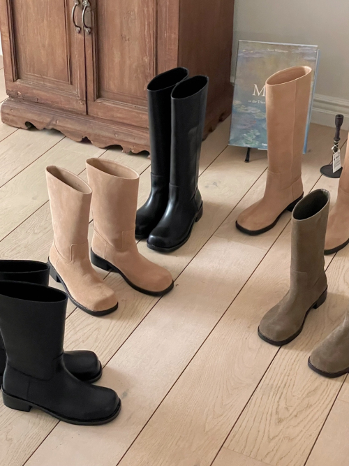 Bereka leather long boots