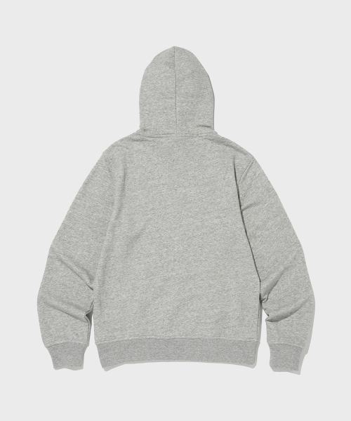 스몰 스크립트 로고 후드 티셔츠 Normal Grey