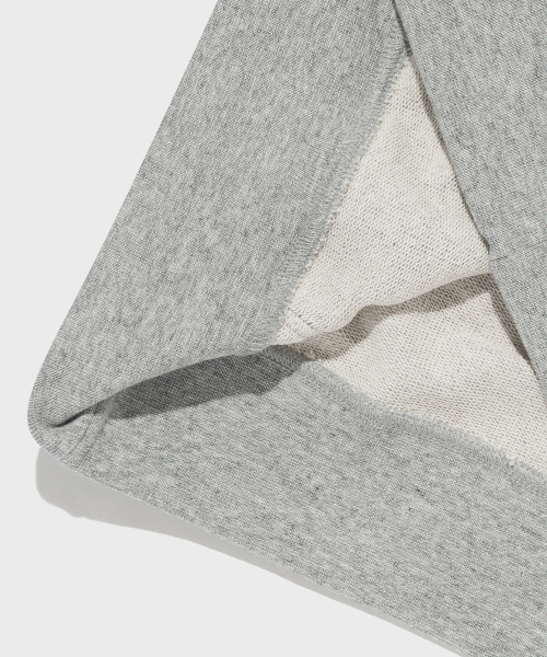 스몰 스크립트 로고 후드 티셔츠 Normal Grey