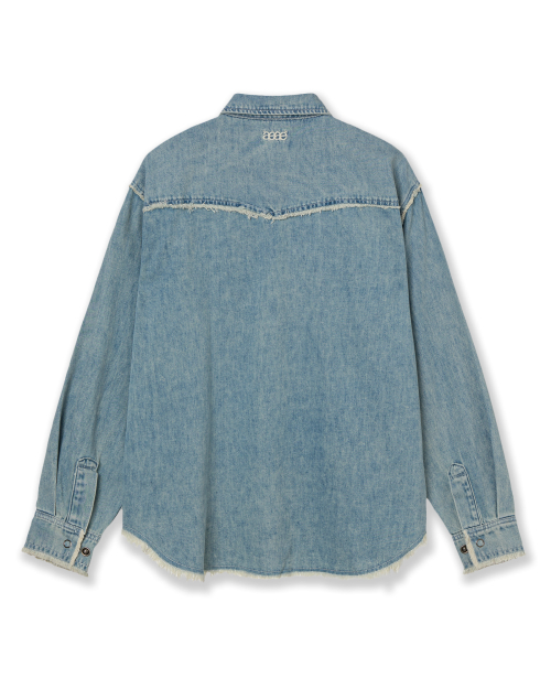 WESTERN DENIM SHIRTS [LIGHT BLUE]