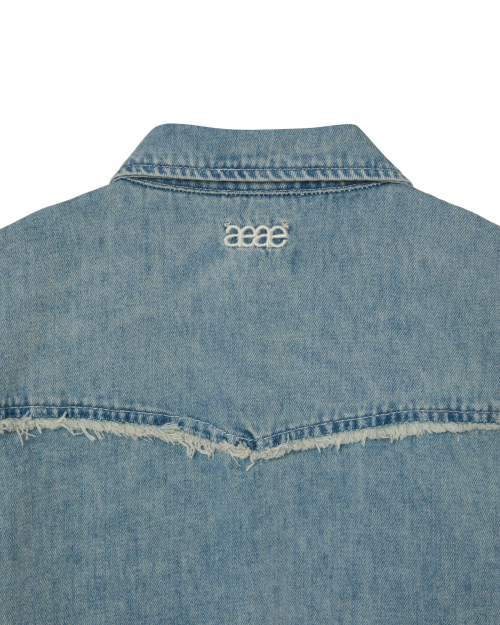 WESTERN DENIM SHIRTS [LIGHT BLUE]