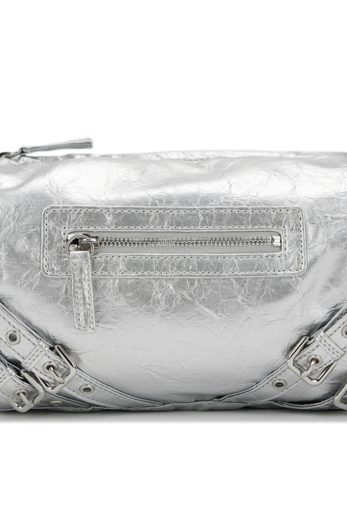 STUD POCKET BAG IN SILVER