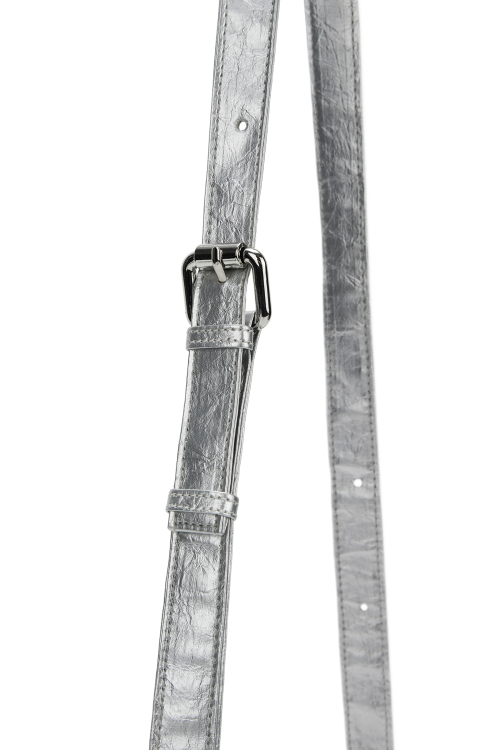 STUD POCKET BAG IN SILVER