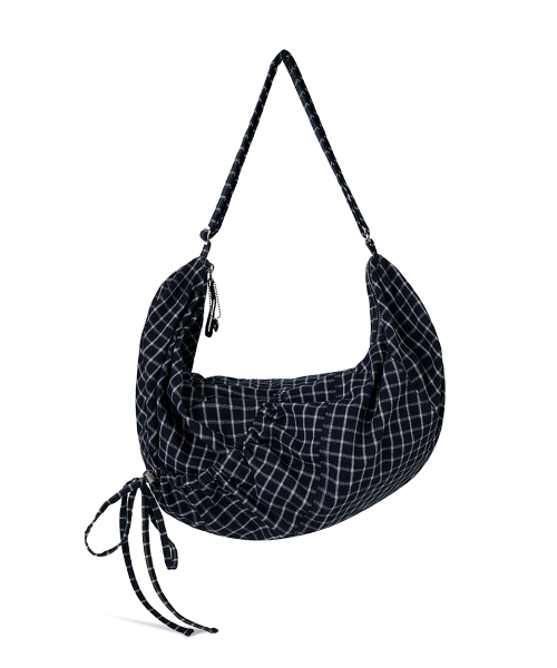 LASSIE BAG - CHECK NAVY