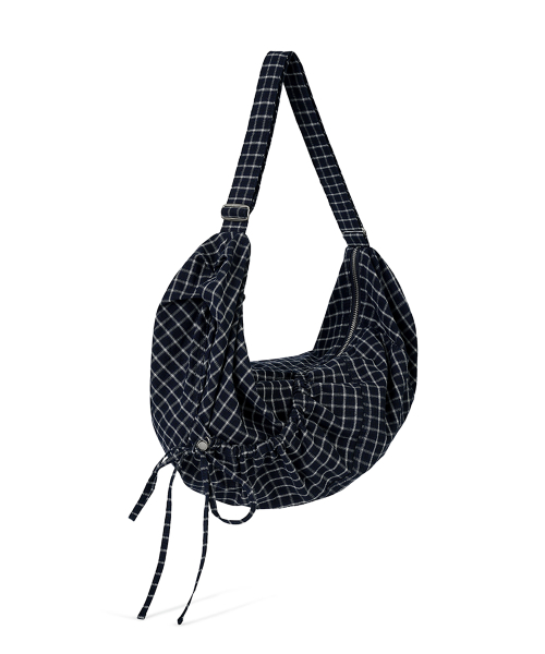 LASSIE BAG - CHECK NAVY