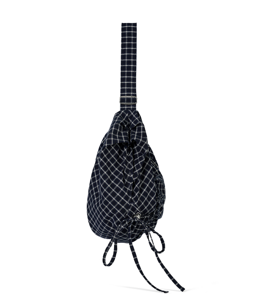 LASSIE BAG - CHECK NAVY