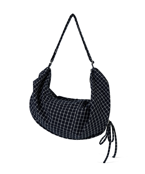 LASSIE BAG - CHECK NAVY