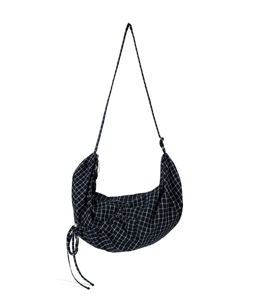 LASSIE BAG - CHECK NAVY