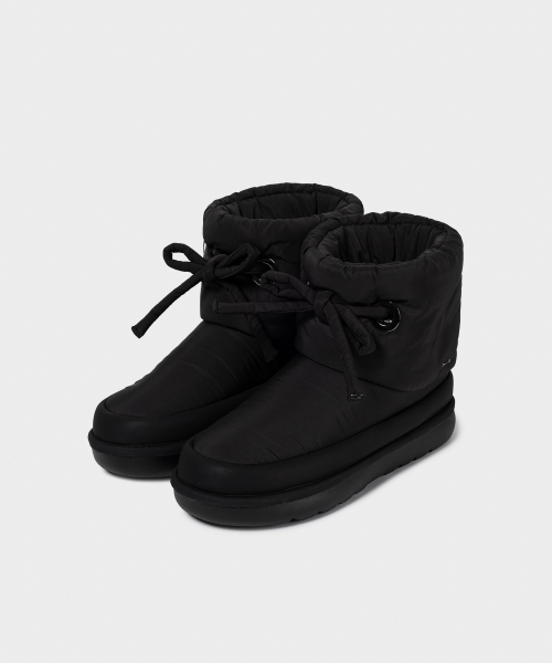 RIBBON PADDING BOOTS / 2 COLORS
