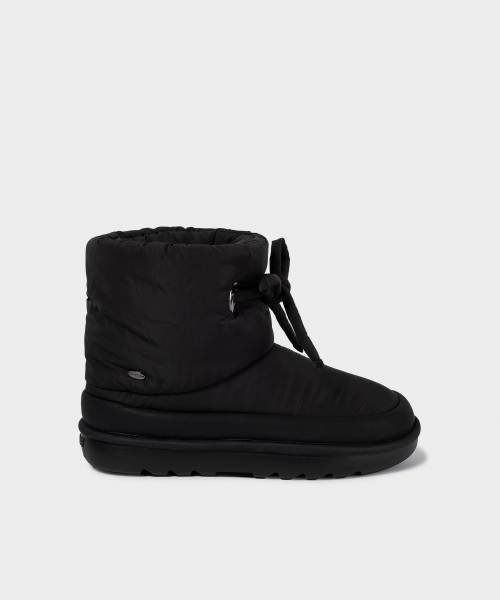 RIBBON PADDING BOOTS / 2 COLORS