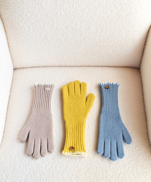 WOOLY LONG GLOVES - 7 colors