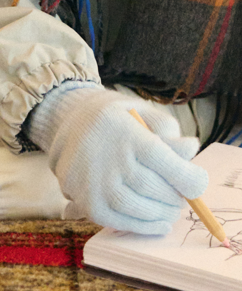 FLUFFY LONG GLOVES - 8 colors