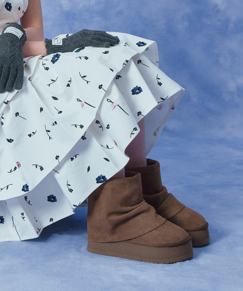 MAXI FOLDED BOOTS SHORT(6inch) - 3 colors