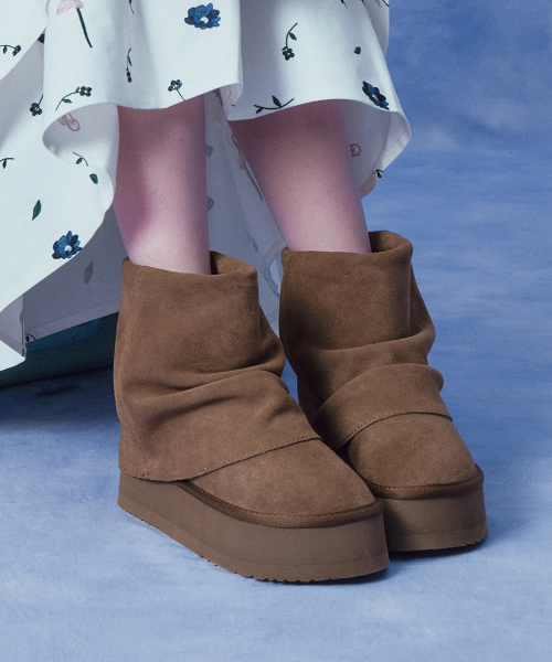 MAXI FOLDED BOOTS SHORT(6inch) - 3 colors