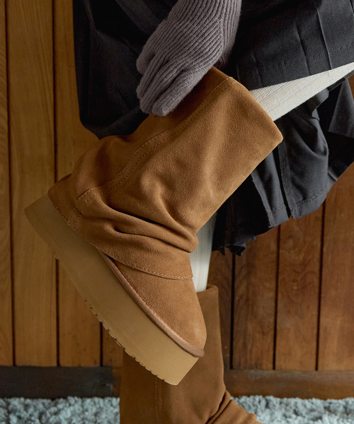 MAXI FOLDED BOOTS MIDDLE(10inch) - 3 colors