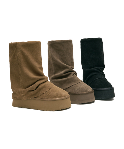 MAXI FOLDED BOOTS MIDDLE(10inch) - 3 colors