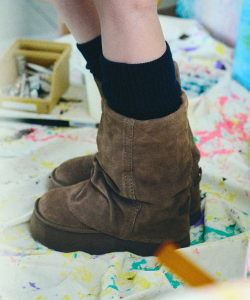 MAXI FOLDED BOOTS MIDDLE(10inch) - 3 colors