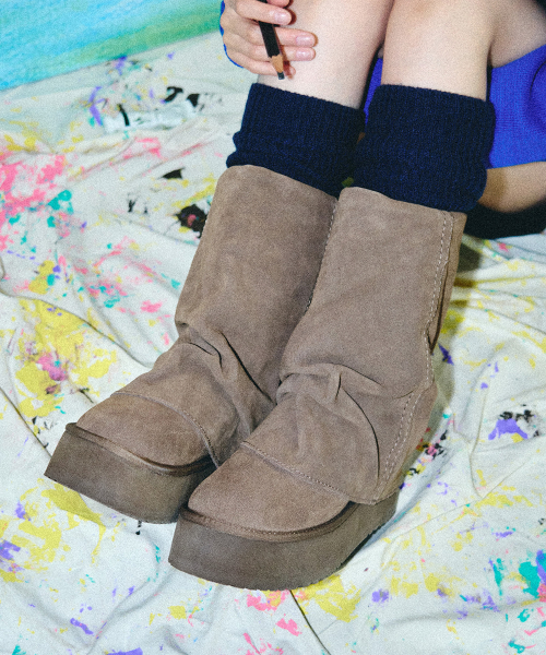 MAXI FOLDED BOOTS MIDDLE(10inch) - 3 colors