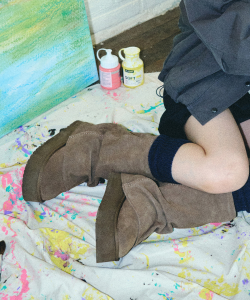 MAXI FOLDED BOOTS MIDDLE(10inch) - 3 colors