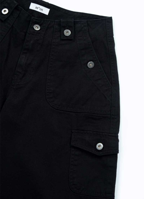 JED CARGO PANTS / BLACK
