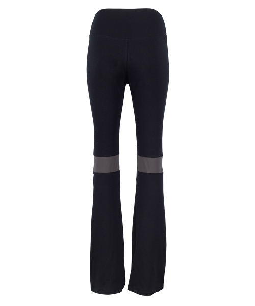 INCISION BOOTS CUT LEGGINGS [BLACK]